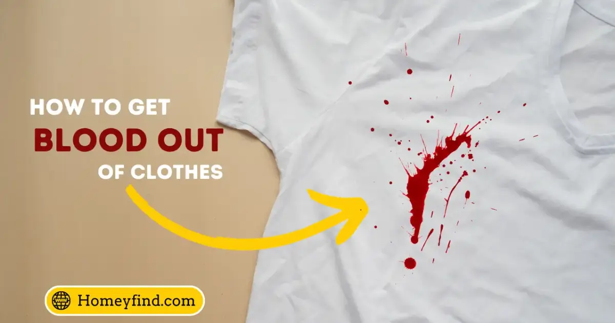 Blood out of clothes