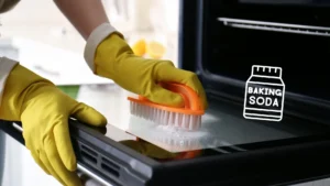 Cleaning Oven racks with baking Soda