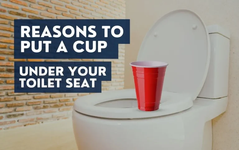 Reason to Put a Cup Under Your Toilet Seat