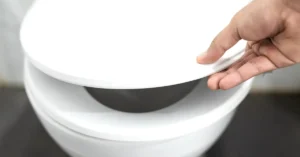 Using a Cup Under Your Toilet Seat