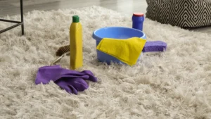 cleaning supplies dog poop on carpet