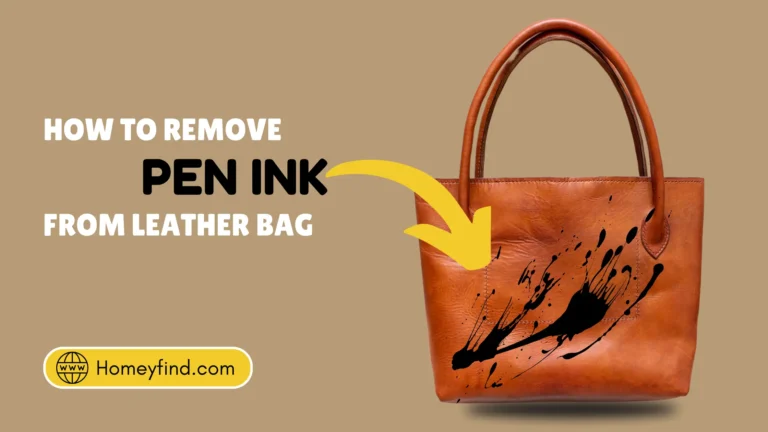 How to Remove Pen Ink from Leather Bag