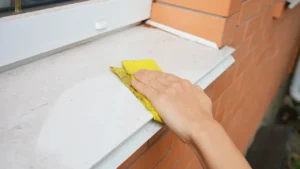 Cleaning Window Sills