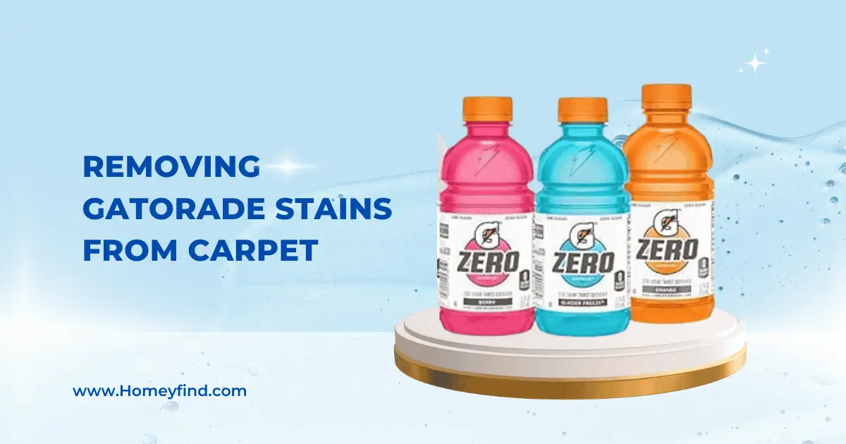 How to Remove Gatorade Stains from Carpet