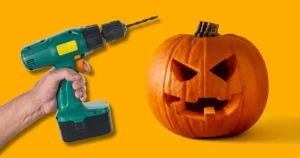 Using a Drill to Carve Your Pumpkin