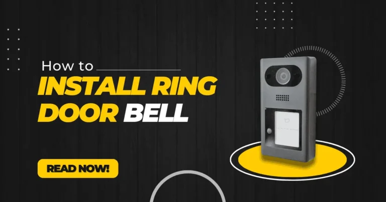 How to Install ring door bell