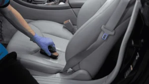 How to get blood out of car seat