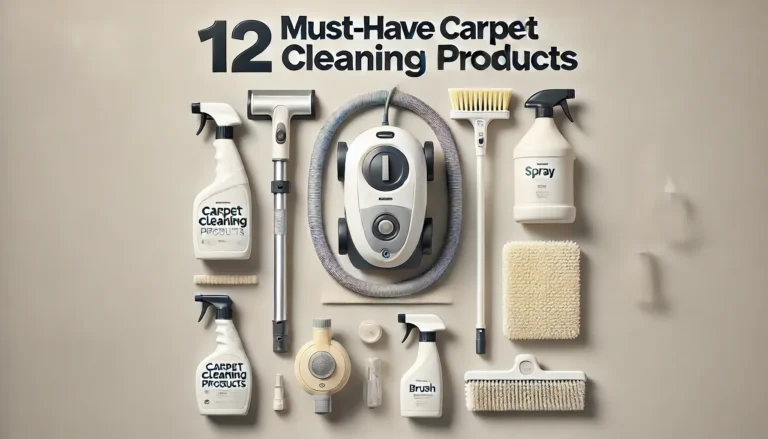 12 Must-Have Carpet Cleaning Products